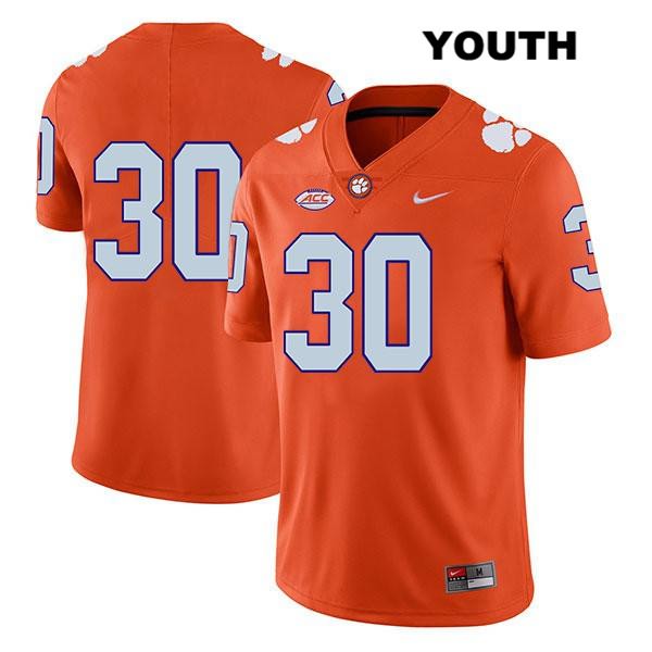 Youth Clemson Tigers #30 Keith Maguire Stitched Orange Legend Authentic Nike No Name NCAA College Football Jersey FSJ4746WR